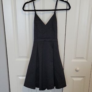 Lulu's Classic Black Mini Dress